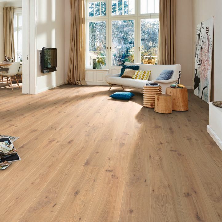 Suelo laminado MEISTER MELANGO LD 300|20 Roble natural 287 en ambiente de habitación