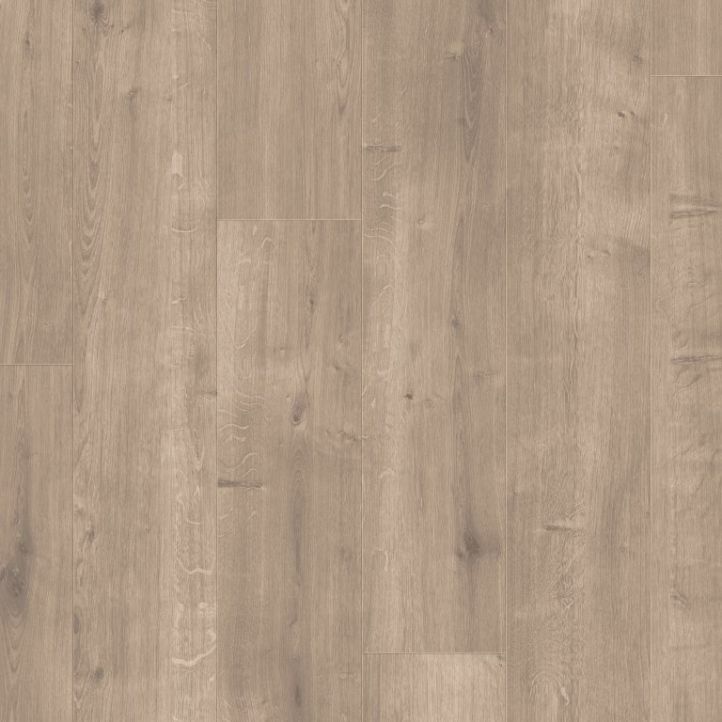 Suelo laminado de la marca disfloor top Roble gris sanded en AC5 y biselado a los 4 lados en vista detallada