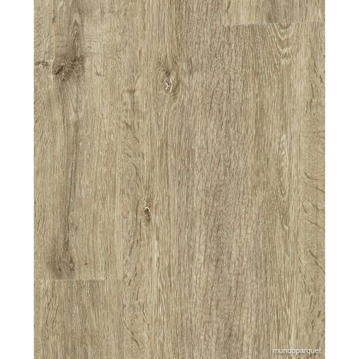 Suelo de vinilo de la marca Bdecora de la colección SPC click house OKIOS de color gris en vista detallada.