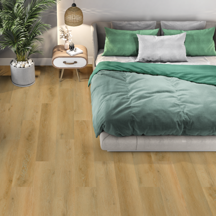 Suelo Vinilico SPC GALAXY LARGE Bright - 1524 x 228 x 5 mm - Base aislante Incorporada