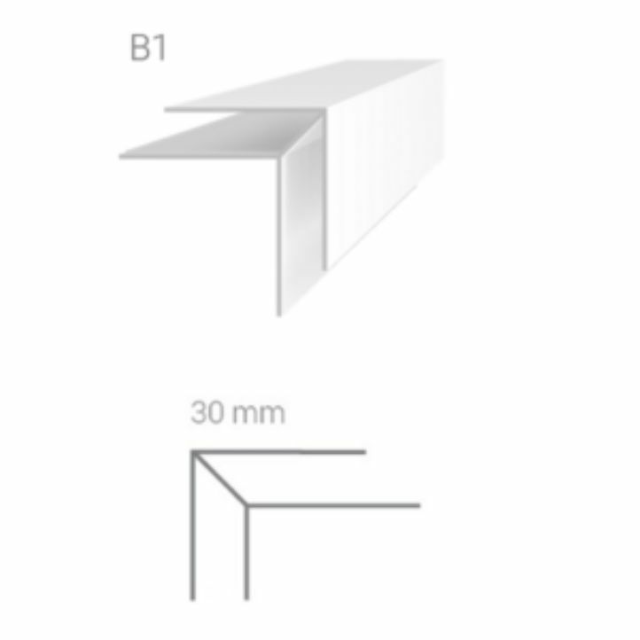 Revestimiento de pared de PVC serie Dumaclin color blanco de 18