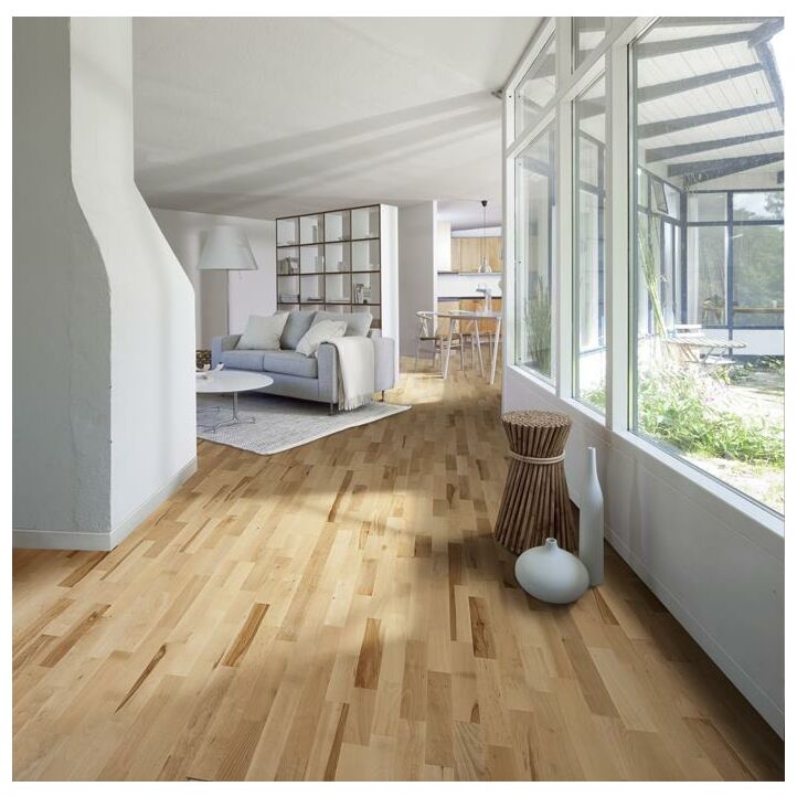 suelo multicapa de la marca kahrs original Nordic collection Haya Viborg en una cocina