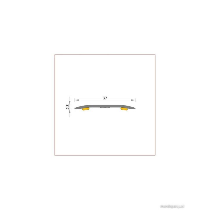 Perfil de dilatación de aluminio a juego de parquet floorpan