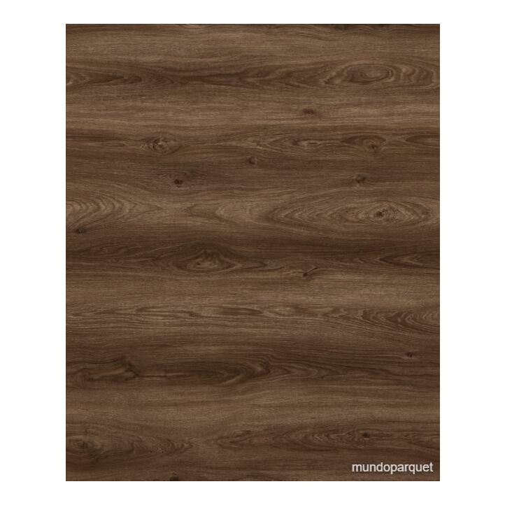 Suelo laminado Floorpan plus 5 biselado referencia 4009 color marrón oscuro en vista detallada