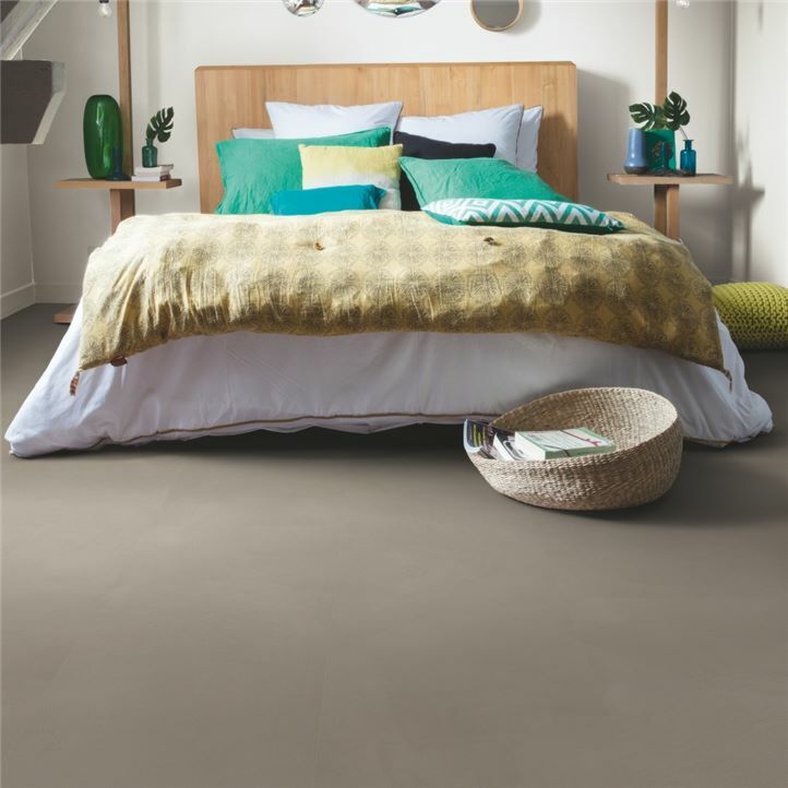 Suelos vinilos Quick Step Ambient Click Plus Minimal Gris Pardo AMCL40141