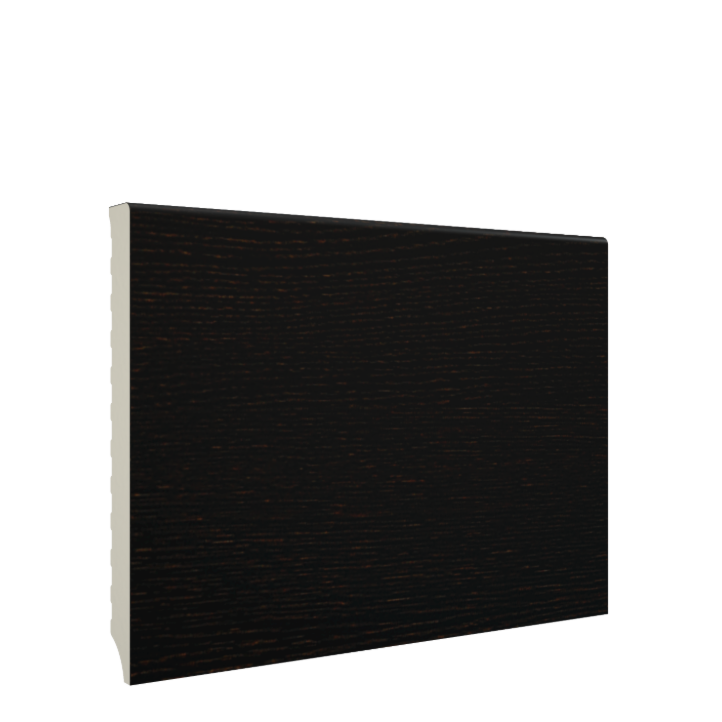 rodapié pvc marrón oscuro