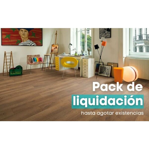 Suelo Vinílico Roble Natural Dioco Durafloor Autoadhesivo. Suelo