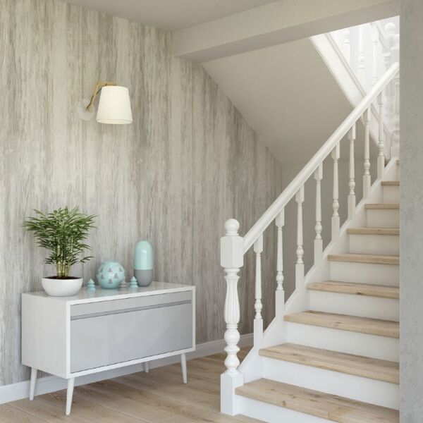 REVESTIMIENTO DE PARED DE PVC White Plank 265 x 33 cm