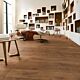 Suelo laminado SUELO LAMINADO MELANGO LD 300|20 Roble marrón 6036 en ambiente de habitación