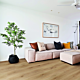 Suelo laminado disfloor top XXL roble natural claro en vista detallada