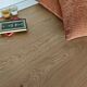 Suelo laminado de roble rustico gris de la marca Disfloor en vista diseño.