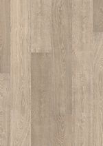 Parquet laminado de roble dominicano natural de la marca quick-step de la serie largo en un ambiente de habitación.