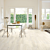 Parquet laminado de roble blanco charlotte CR3178 de la marca Quick-Step de la colección CREO en un ambiente de habitación.