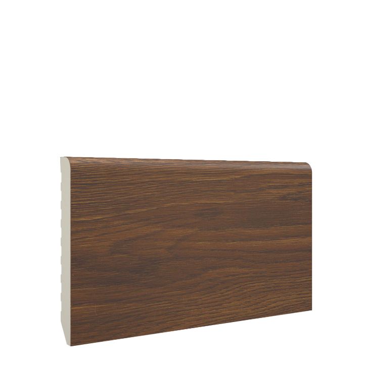 Rodapié marrón - Q 12-60H - BOLTA - de madera / de PVC / rectangular