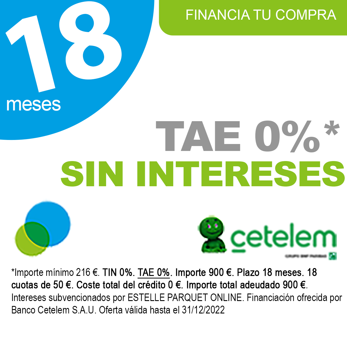 financiación de césped artificial hasta 18 meses sin intereses