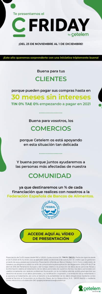 condiciones de financiación con Cetelem