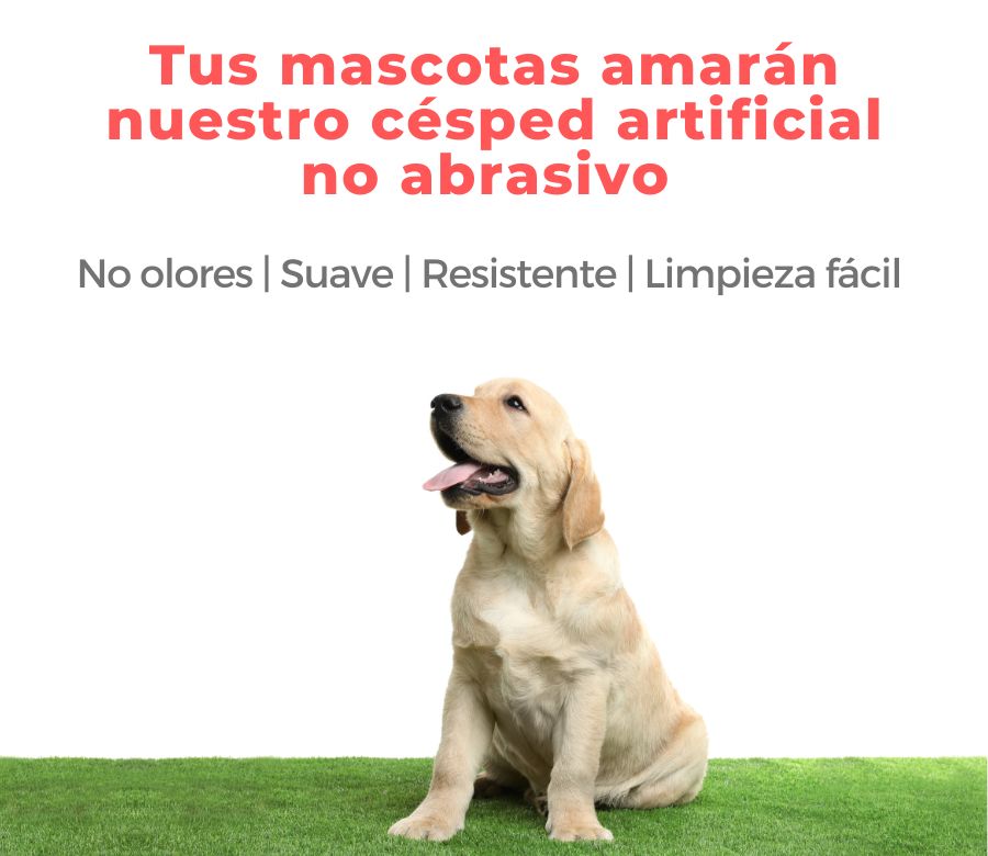 venta de césped artificial para perros de fácil limpieza