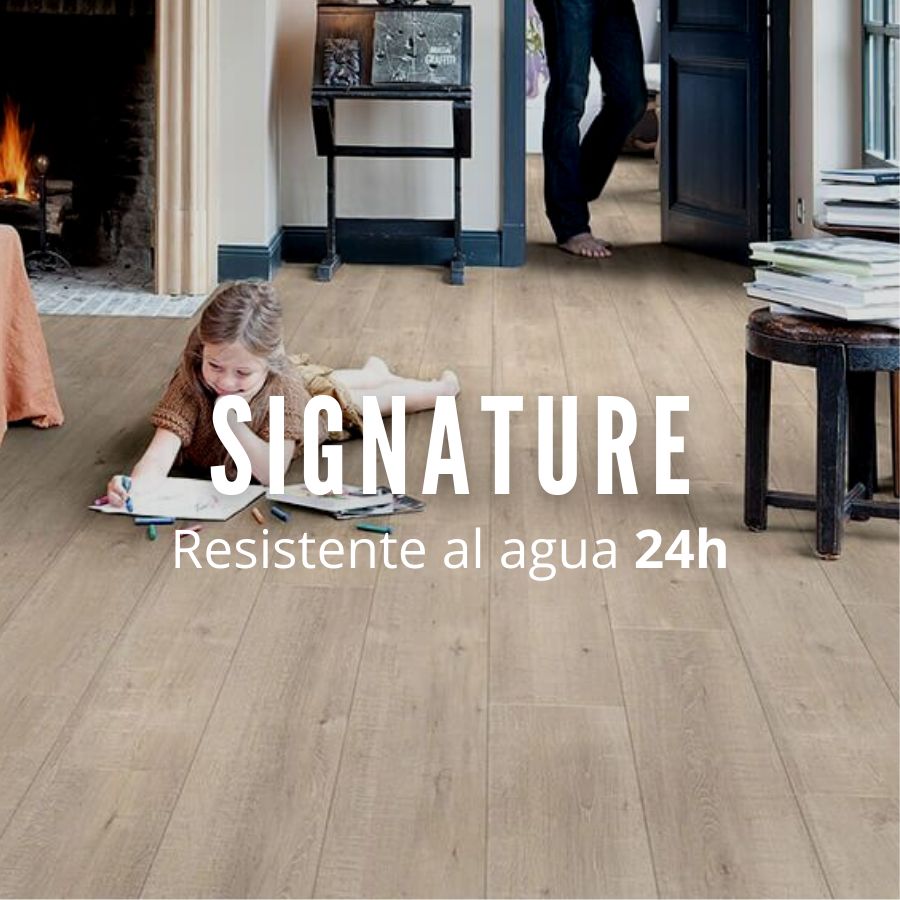 Suelos laminados Quick Step Signature
