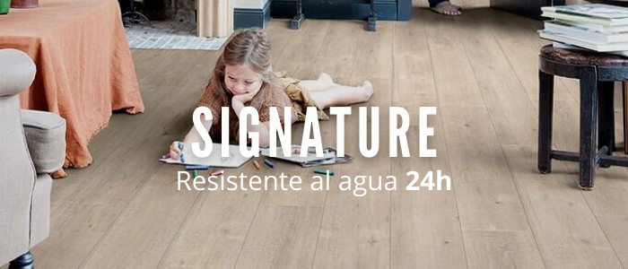 Suelos laminados Quick Step Signature