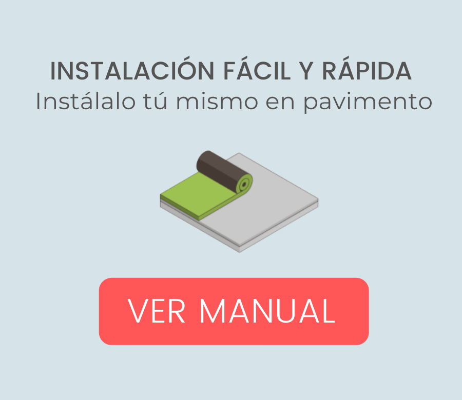 Instalar césped artificial en paviemento o loseta