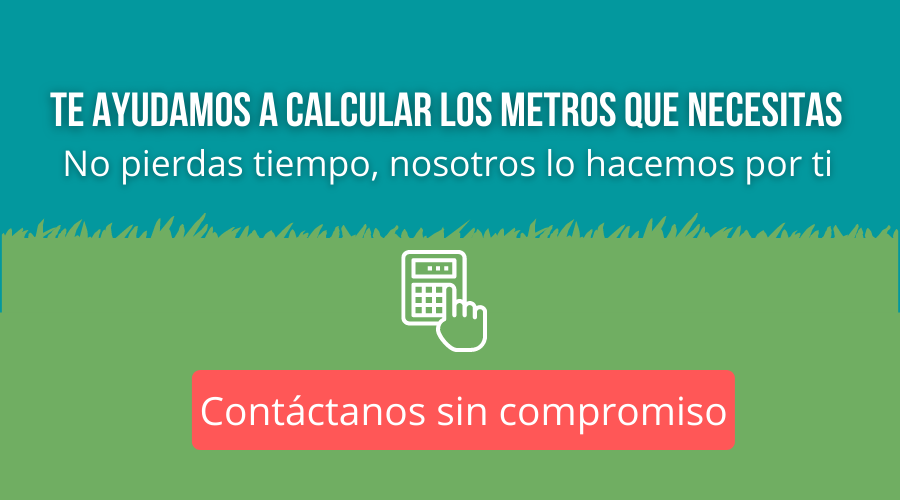 te ayudamos a calcular los metros de césped artificial que necesites 