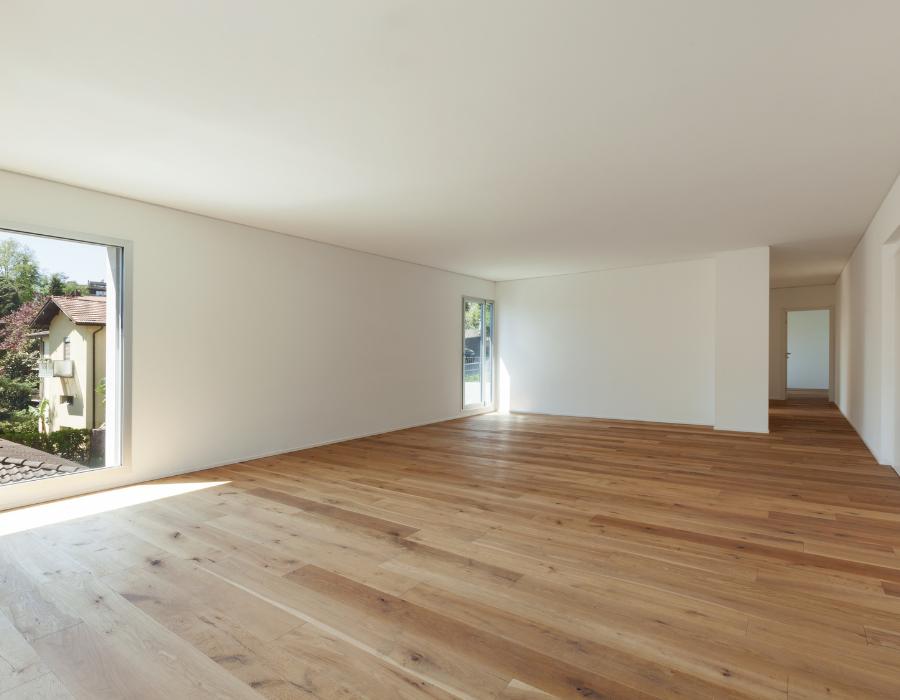 parquet de madera instalado en casa